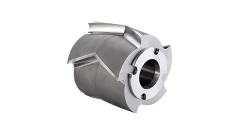 Standard rotor with V-cutting edges and fixed knives made of hardened stainless steel