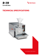 TECHNICAL SPECIFICATIONS P-19